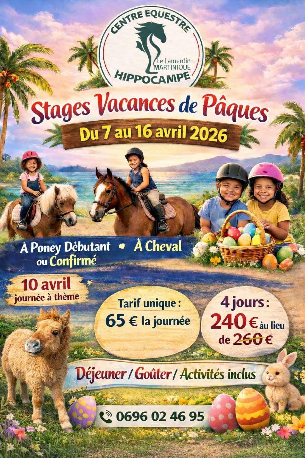 Stage Équitation Pâques - Hippocampe (Semaine 1)