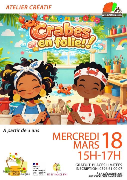 Atelier Créatif : Crabes en folie