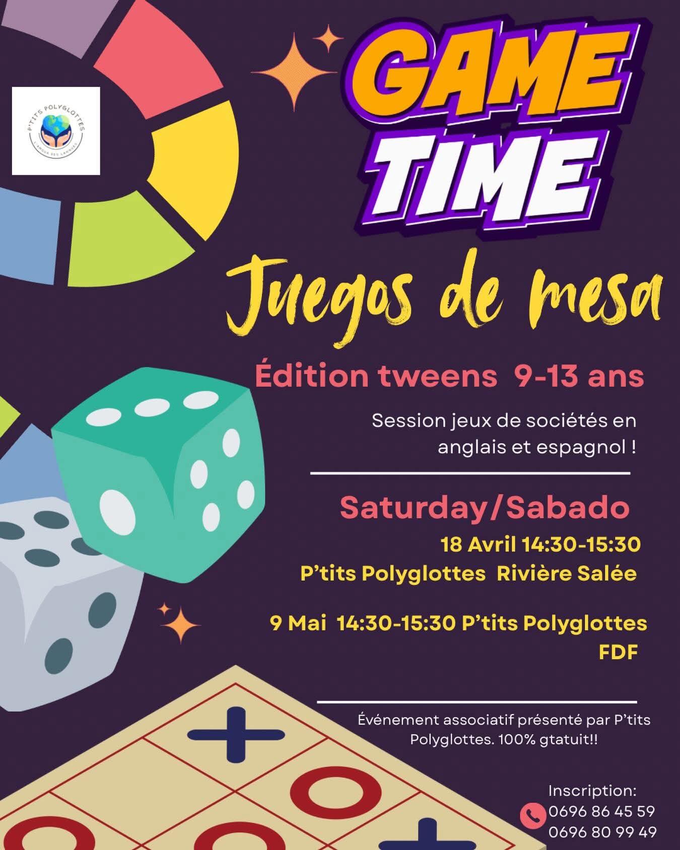 Game Time - Édition tweens 9-13 ans